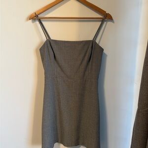 Wilfred Elegant Gray Mini Dress